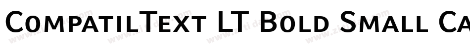 CompatilText LT Bold Small Caps字体转换